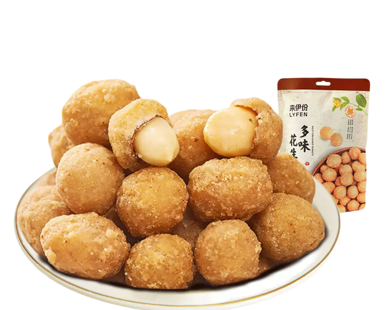 Erdnüsse mit verschiedenen Geschmacksrichtungen, 186 g