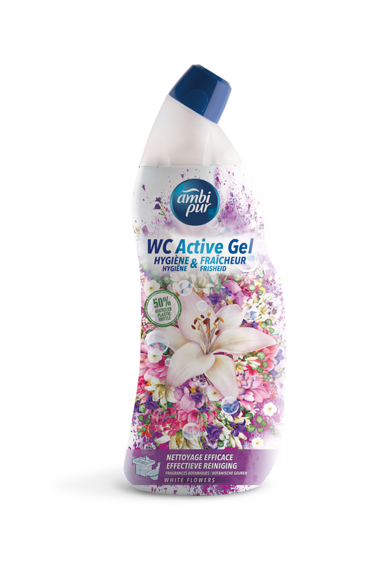 AMBIPUR WC ACTIVE GEL WHITE FLOWERS 750ml