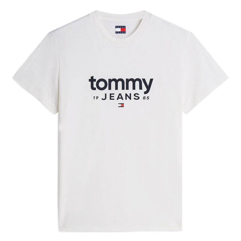 Tommy Hilfiger Jeans Slim Graphic T-Shirt - Ancient White