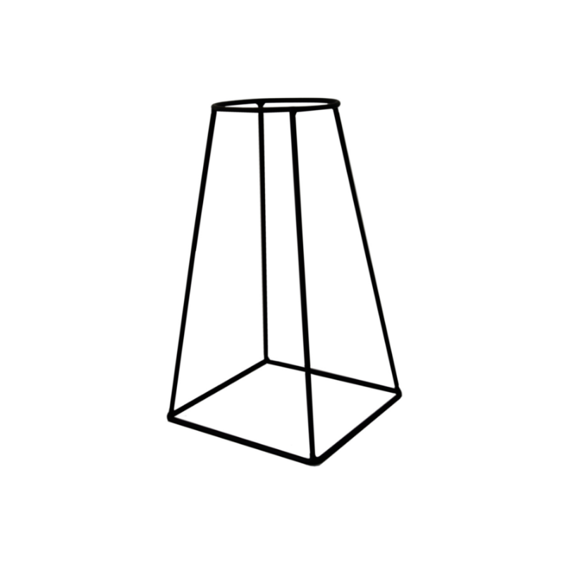 Minimo plant stand in black H60cm