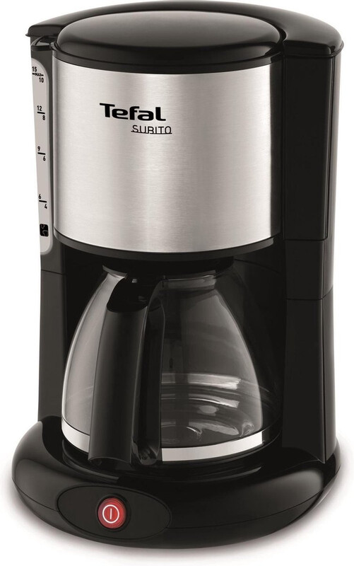 Tefal koffiezetapparaat Subito RVS/zwart
