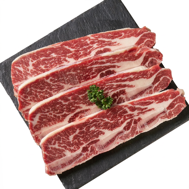 Kinda British Wagyu Beef Short Rib Slices (Bone-In) 500G