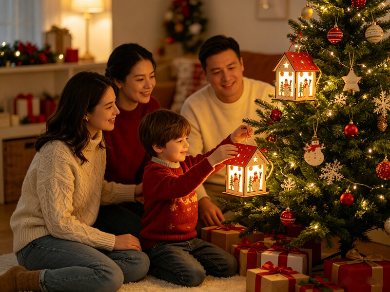 Lichtgevende kerstdecoratie van hout, sneeuwpopmotief, woondecoratie, bureauaccessoire, geschikt voor Kerstmis