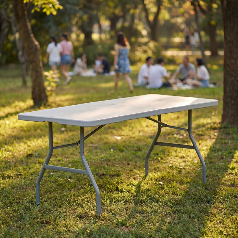 Home Vida Folding Table 70x180cm/6ft White