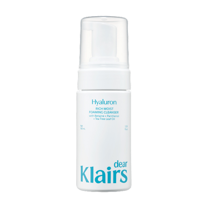 dear, klairs Rich Moist schuimende reiniger 100 mL