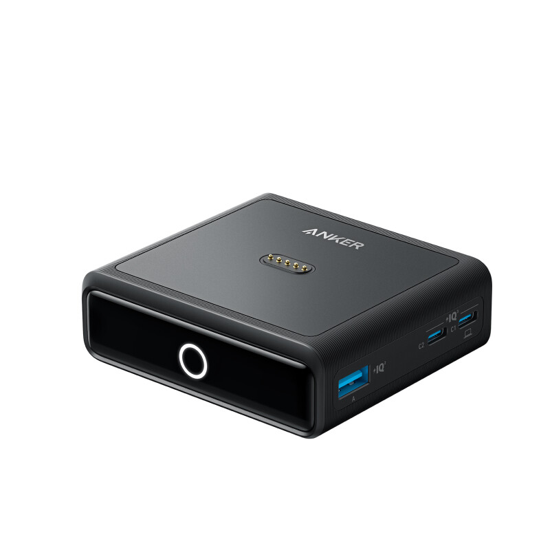 Anker opladerstation voor Anker Prime powerbank, 100 W snelladen met 4 poorten, geschikt voor MacBook Pro/Air-serie, iPhone 14/13-serie, Galaxy, AirPods en meer (powerbank afzonderlijk verkrijgbaar)
