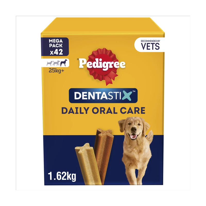 Dentastix Daily Dental Chews Large Dog Treat 42 Sticks 1.62kg
