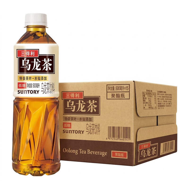 Suntory Light 【Cooling】【Hydration】Suntory Oolong Tea-Low Sugar 500Ml*15