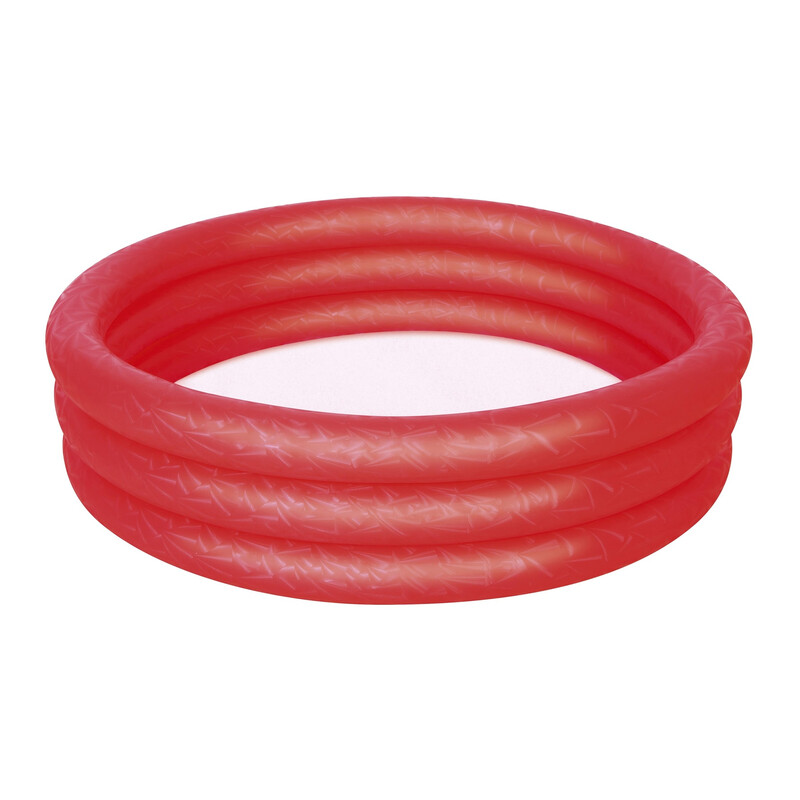 ® Φ40" x H10"/Φ1.02m x H25cm Splash 'n Smile Red Kiddie Pool