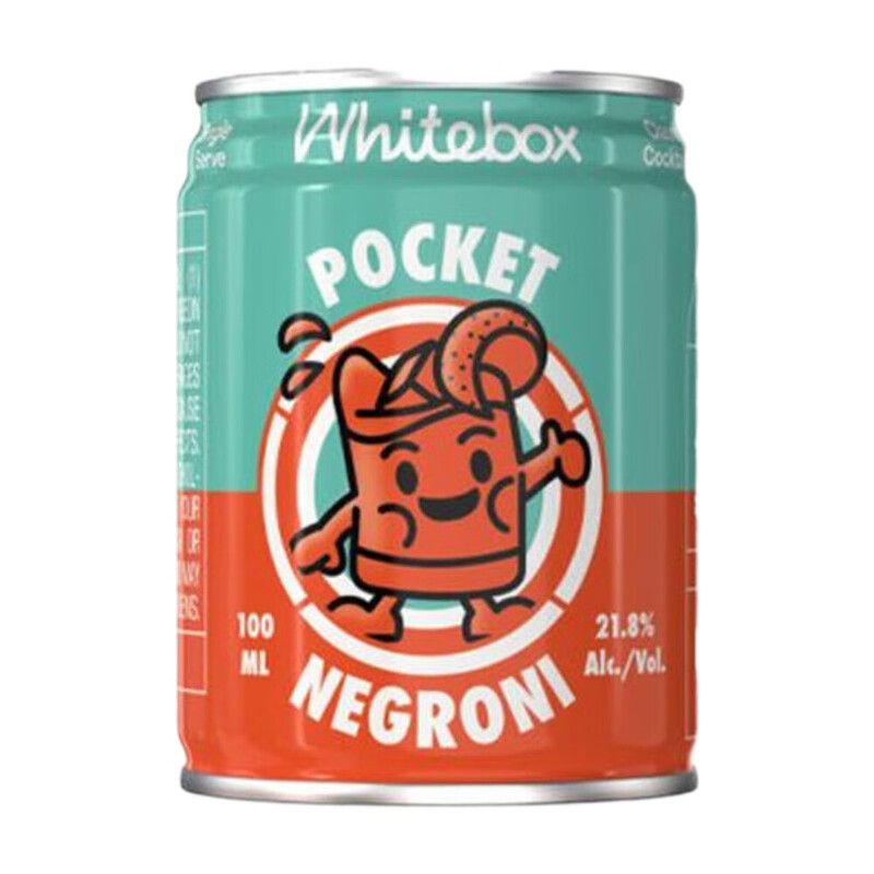 Whitebox Cocktails Pocket Negroni Cocktail Can 100Ml