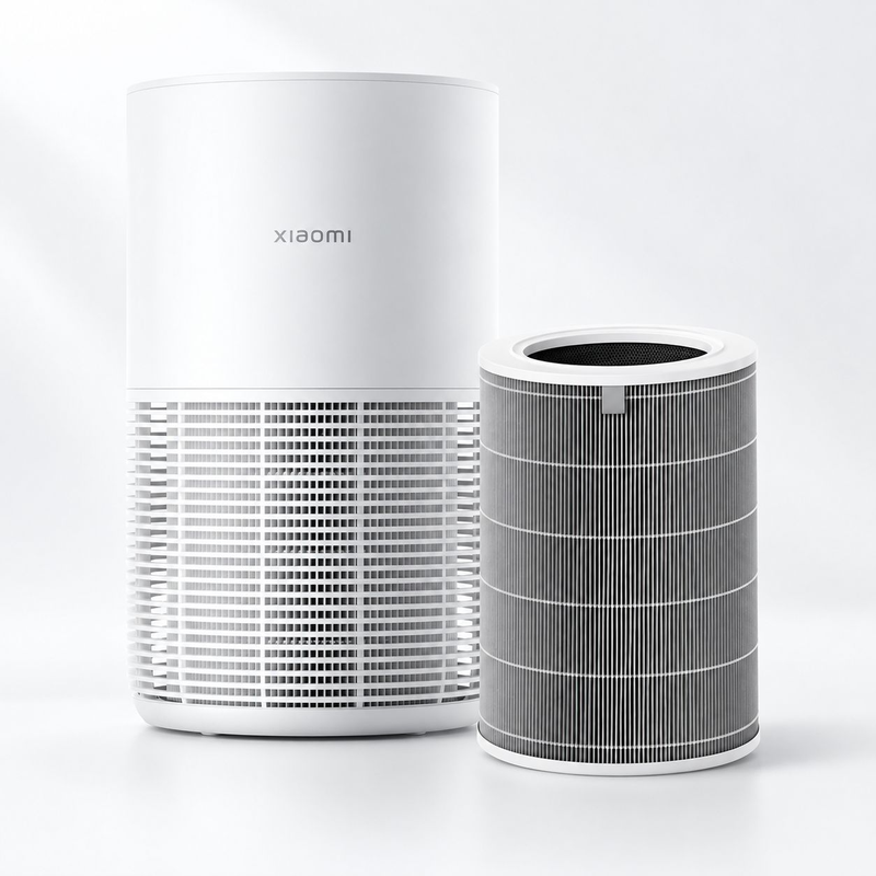 Xiaomi Smart Pet Care luchtreiniger + vervangingsfilterset, 3-traps HEPA- en koolstoffilter, 230 m³/h CADR, voor huisdieren, app- en spraakbesturing