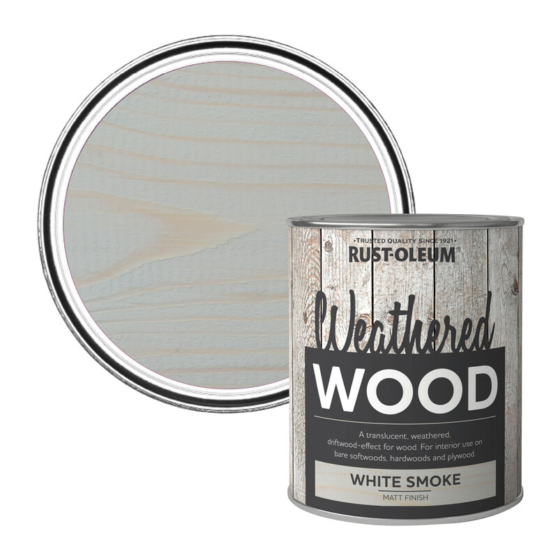 WEATHERED WOOD FINISH WHITE SMOKE 750ML