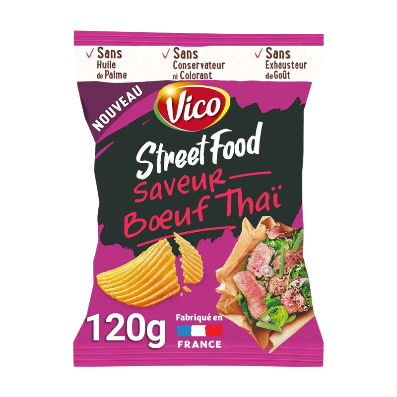 Chips Street Food Saveur B½uf Thaï Vico Le Sachet De