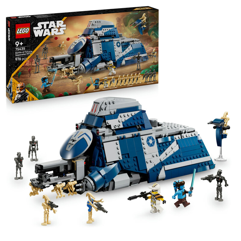 LEGO Star Wars 75435 The Clone Wars Le MTT des Séparatistes de la Bataille de Felucia Jouet Interactif avec Speeder 2 Minifigurines & 10 Figurines de Droïdes Cadeau pour Garçon ou Fan dès - vue 8