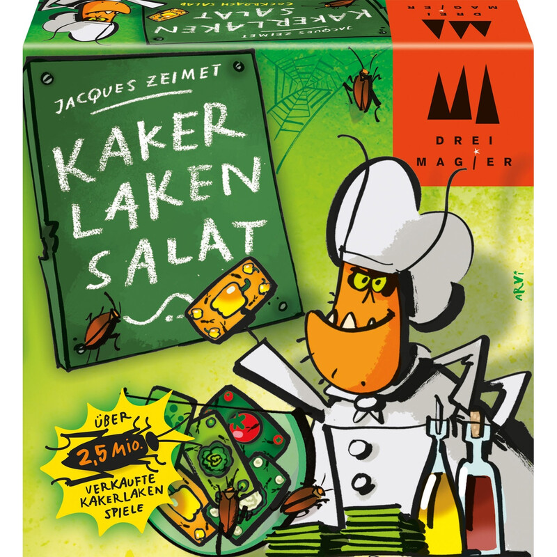 Drei Magier® 40839 Kartenspiele Kakerlakensalat ab 6 Jahre