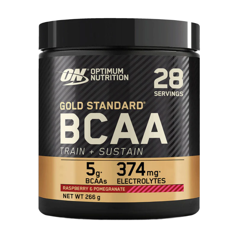 Optimum Nutrition Gold Standard BCAA Train + Sustain Framboos Granaatappel 266g