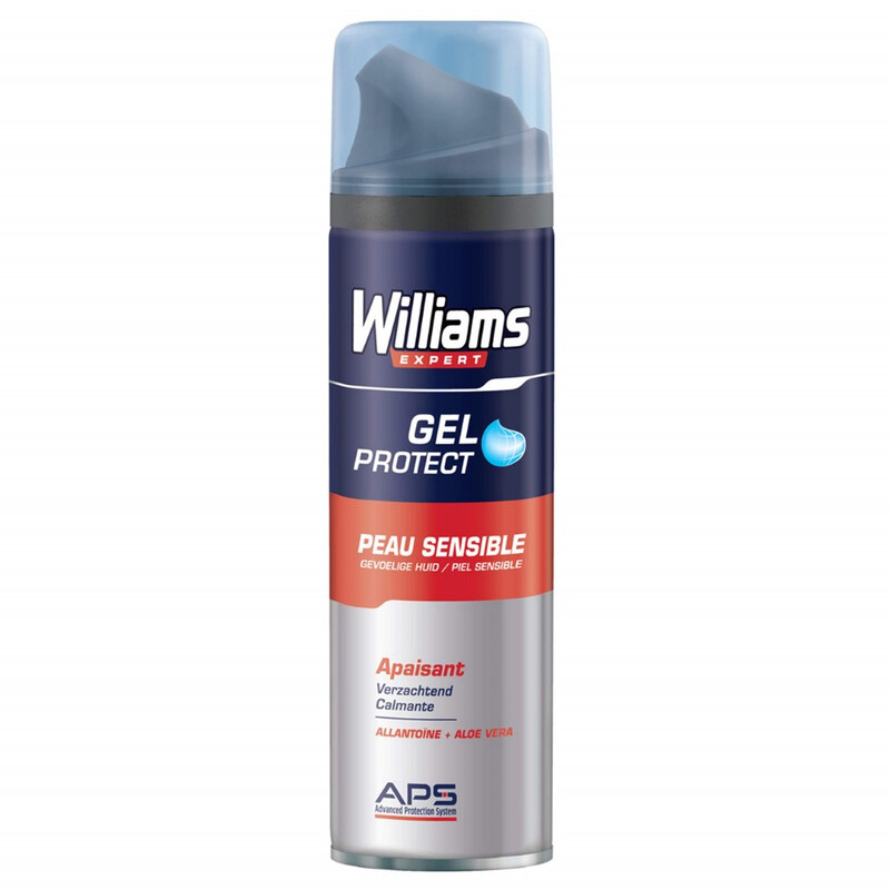 Gel À Raser Peau Sensible Homme Aloe Vera Et Allantoine Williams La Bombe De 200 Ml - vue 2