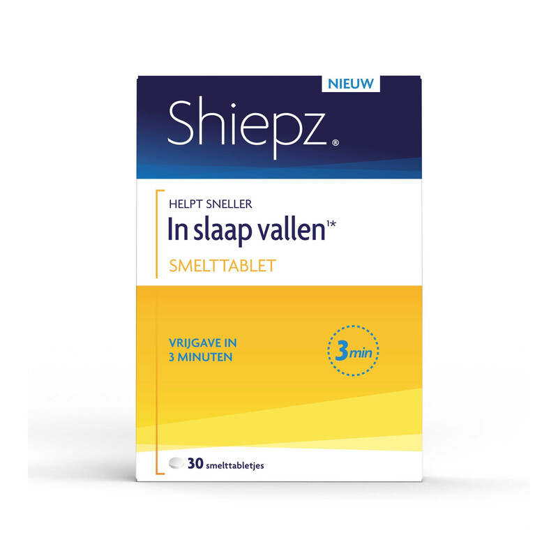 Shiepz Helpt sneller In slaap vallen - 30 smelttabletjes