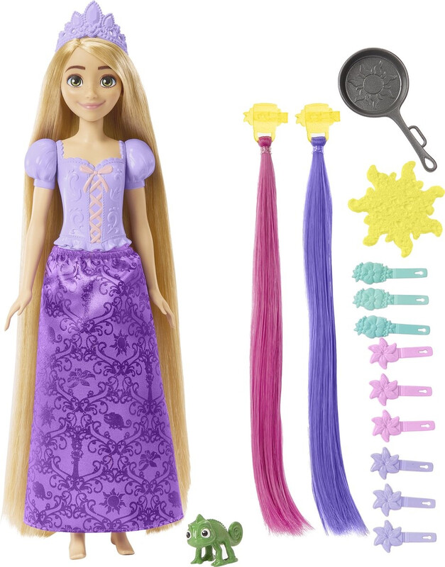 Princess Rapunzel modepop - 29,2 cm, meerkleurig HLW18