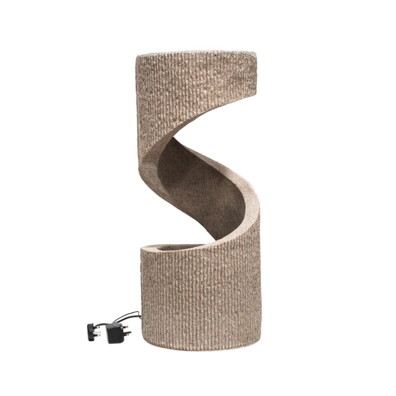 Outdoor Spiral Water Feature