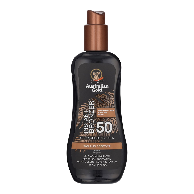 Australian Gold Instant Bruiningsgel SPF 50 spraygel 237 ml