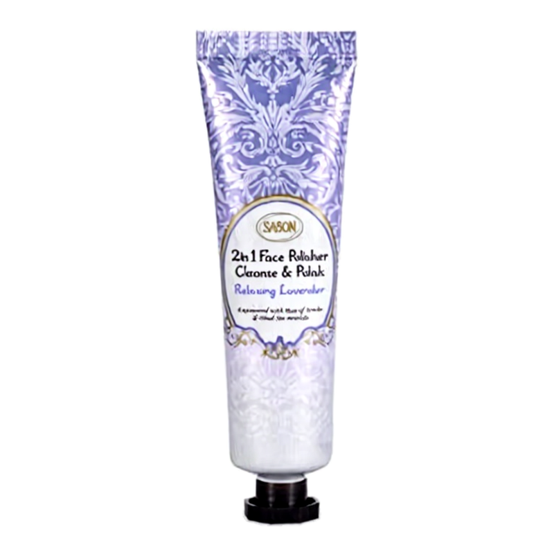 Sabon 2-in-1 gezichtsscrub - Lavendel - 60 ml