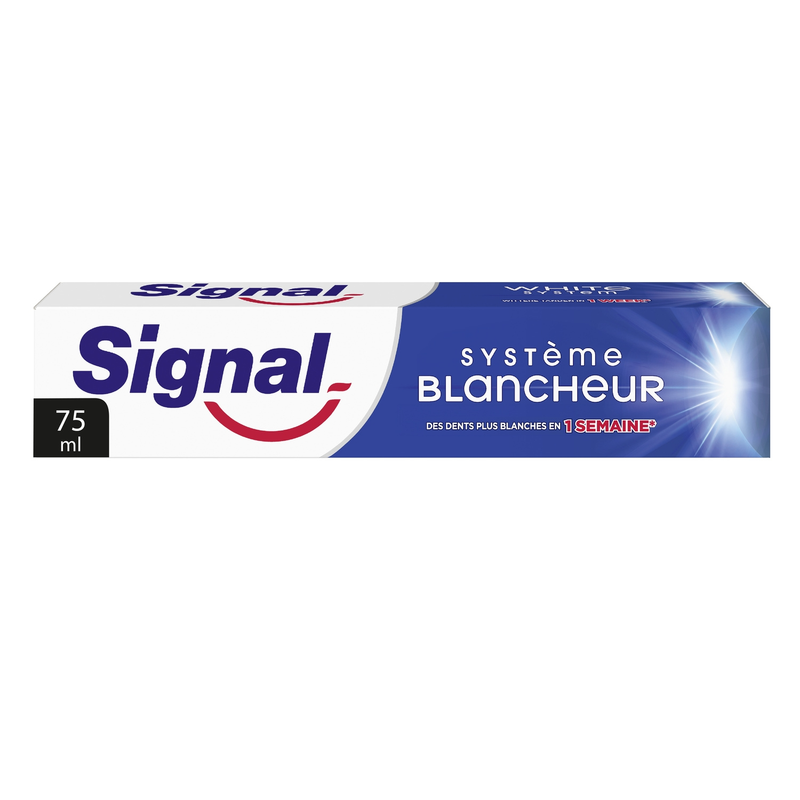 Dentifrice Système Blancheur Original 1 Semaine Signal Le Tube De 75ml