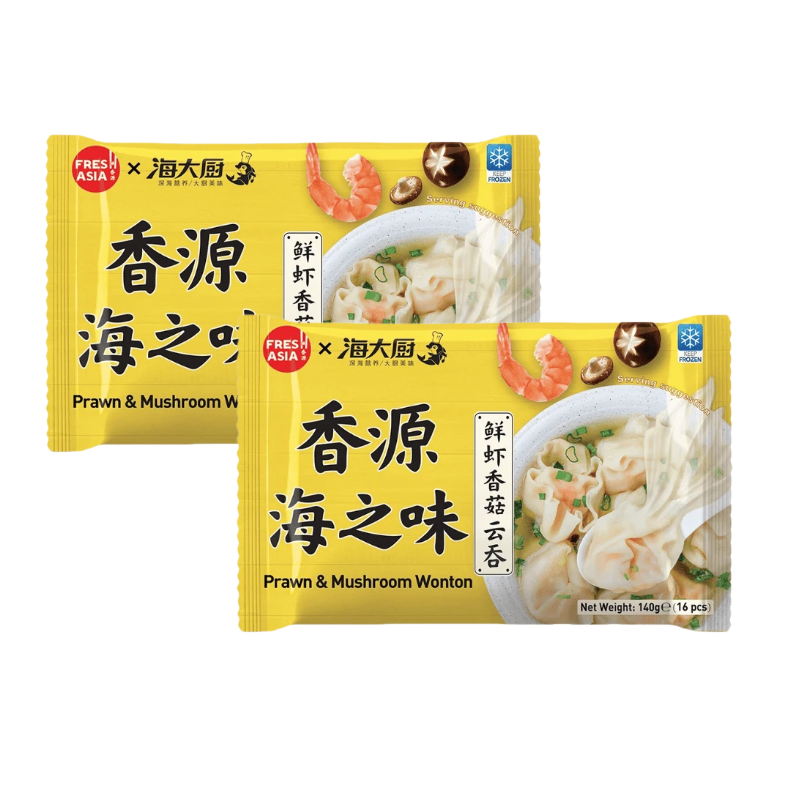 FRESHASIA Geselecteerde Garnalen En Shiitake Wontons 140 g * 2