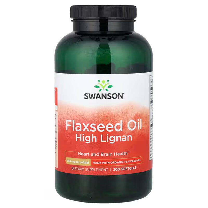 Flaxseed Oil Omega 3 Heart Health - 200 Softgels