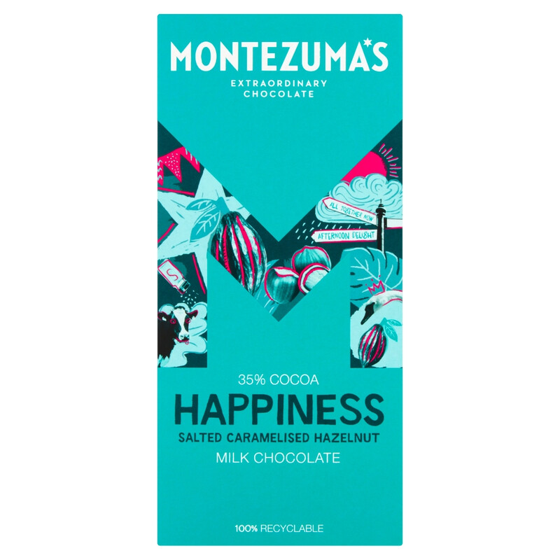 Montezuma's Golden Milk Chocolate Happiness 90G