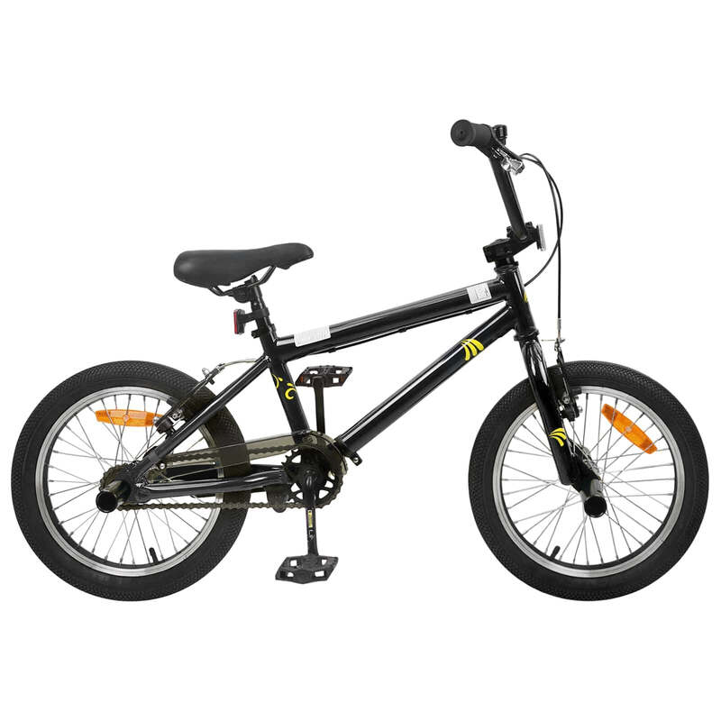 vidaXL BMX-Fahrrad 20 Zoll für Kinder ab 9 Jahren Schwarz