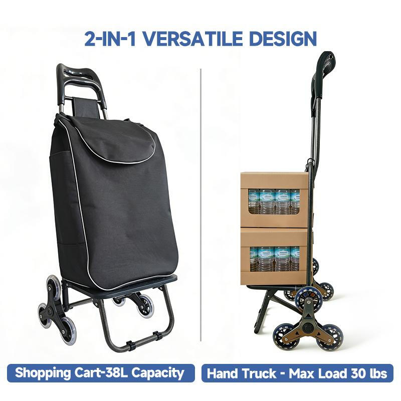 2026 New Ergonomic Handle Large-Capacity Shopping Trolley – Best-Selling in Europe, S