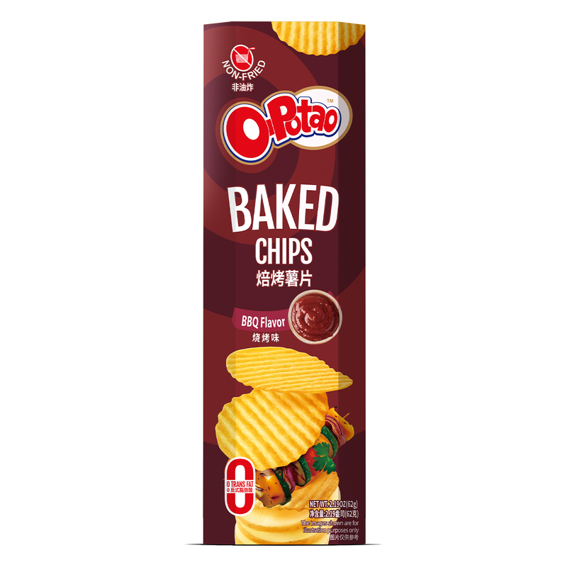Yan Jin Pu Zi Yanjin Puzi O-Potaobaked Potato Chips- Bbq62g