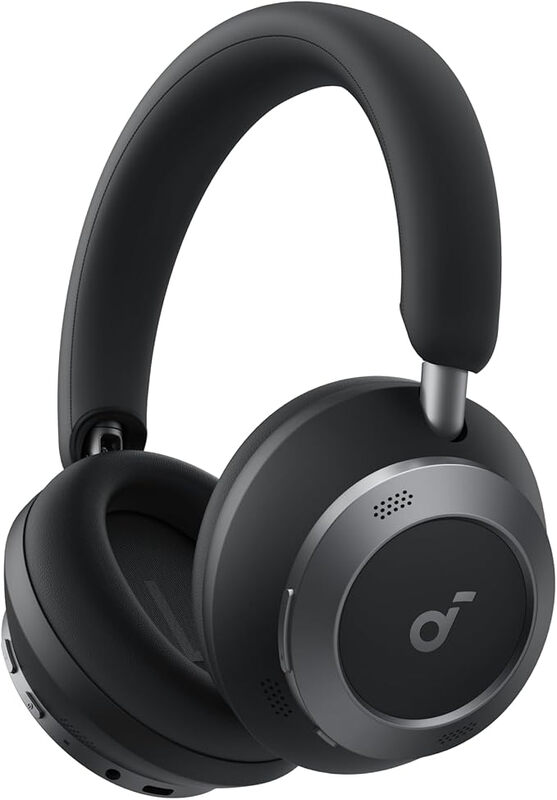 Space One Pro, FlexiCurve Over-Ear Headphone, Adaptive Active Noise Cancelling Headph