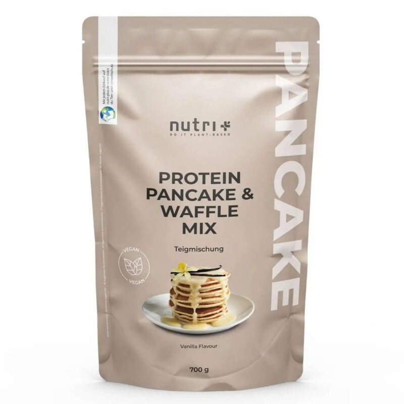 Nutri+ Protein Pancake & Waffelmix Pulver 700 g Vanille