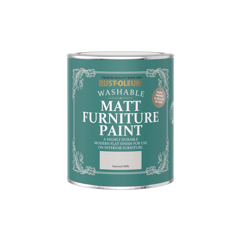Rust-Oleum Matt Furniture Paint Steamed Milk 750ml