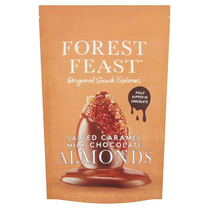 Forest Feast Golden Salted Caramel Milk Chocolate Almonds 120G