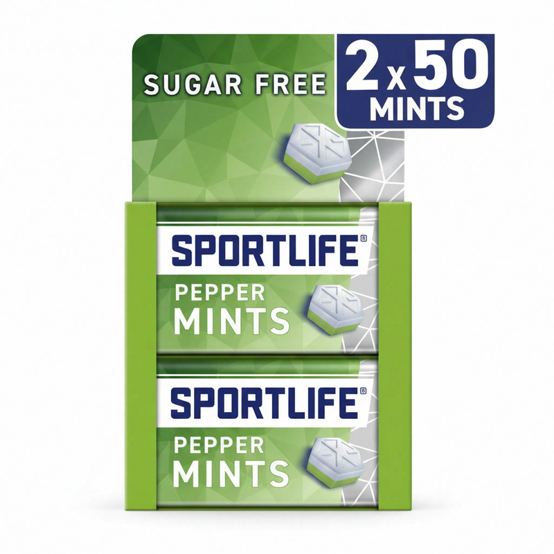 Sportlife Pepermunt Suikervrij - 2 x 35 g