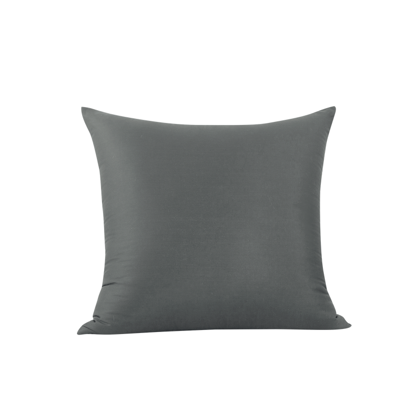 【Zomerkoel textiel】Donkergrijze bamboe koelkussensloopenset, 2 stuks, 65 x 65 cm x 2