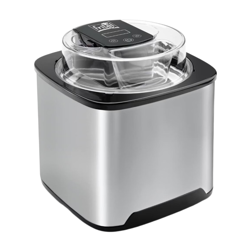 Fritel IJsmachine IM 1252 - IJsmaker/Roomijs/Sorbet - 2 L - Vrieskom - Touchscreen Display - Digitale Timer + Vulopening