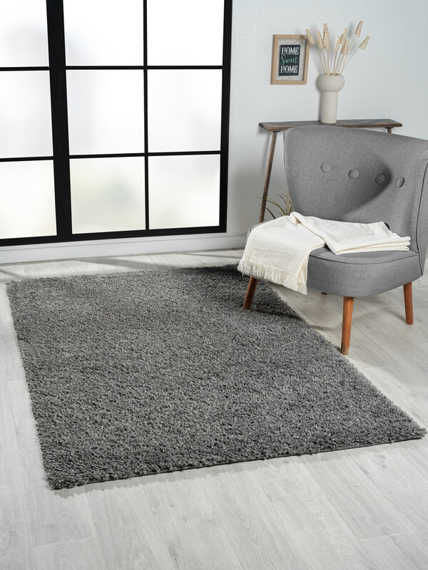 My Flair Teppich "My Shaggy" rechteckig grau 180 x 120 cm