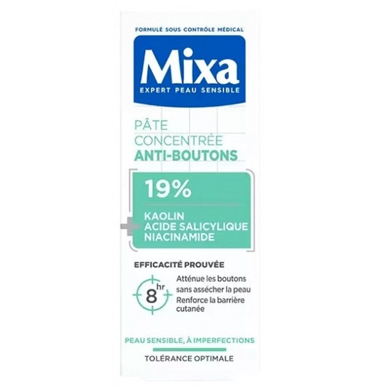 MIXA Pâte Concentrée Anti Bouton Acide Salicylique & Niacinamide 15ml