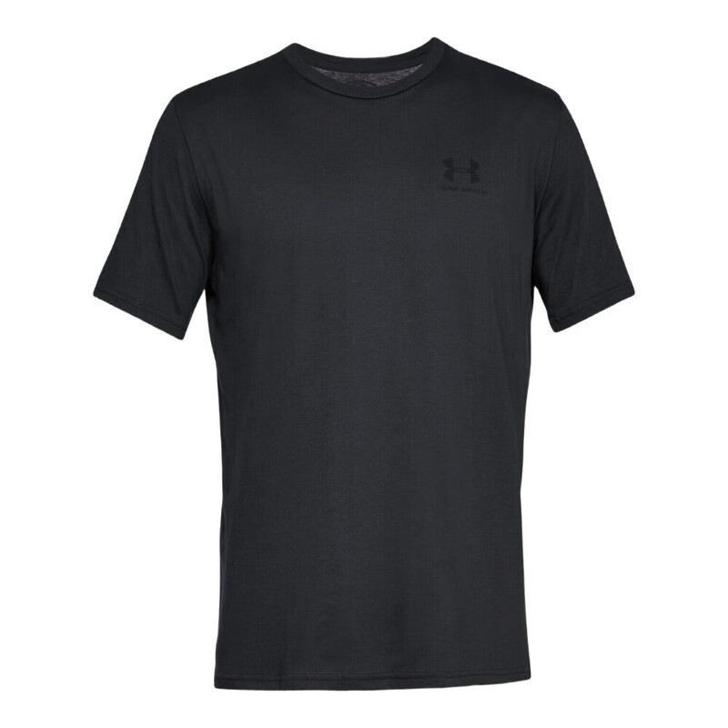 Men's Left Chest Logo Short Sleeve Black