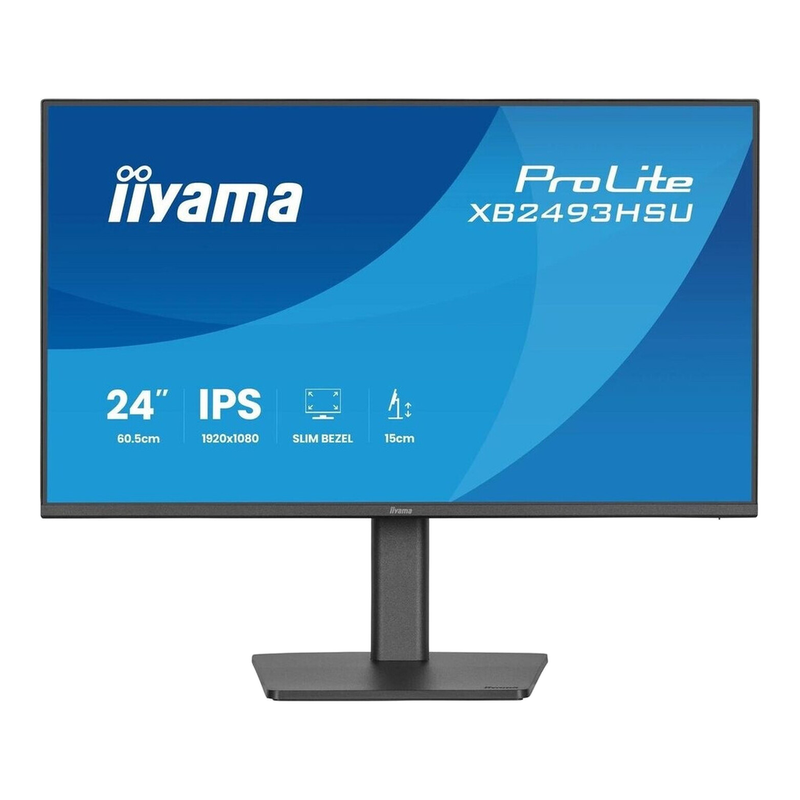 iiyama XB2493HSU-B1 Moniteur 23,8, IPS, 1920 x 1080/120 Hz, hub USB, 1H1DP, Has