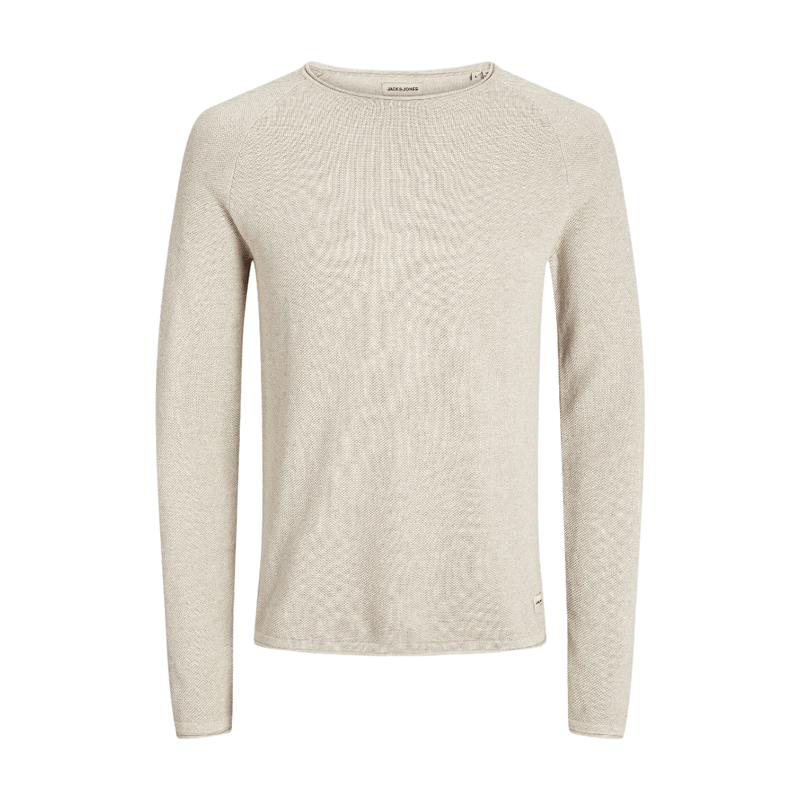 JACK&JONES Essentials JJEHILL Gebreide Trui Ronde Hals Noos Structure Fit
