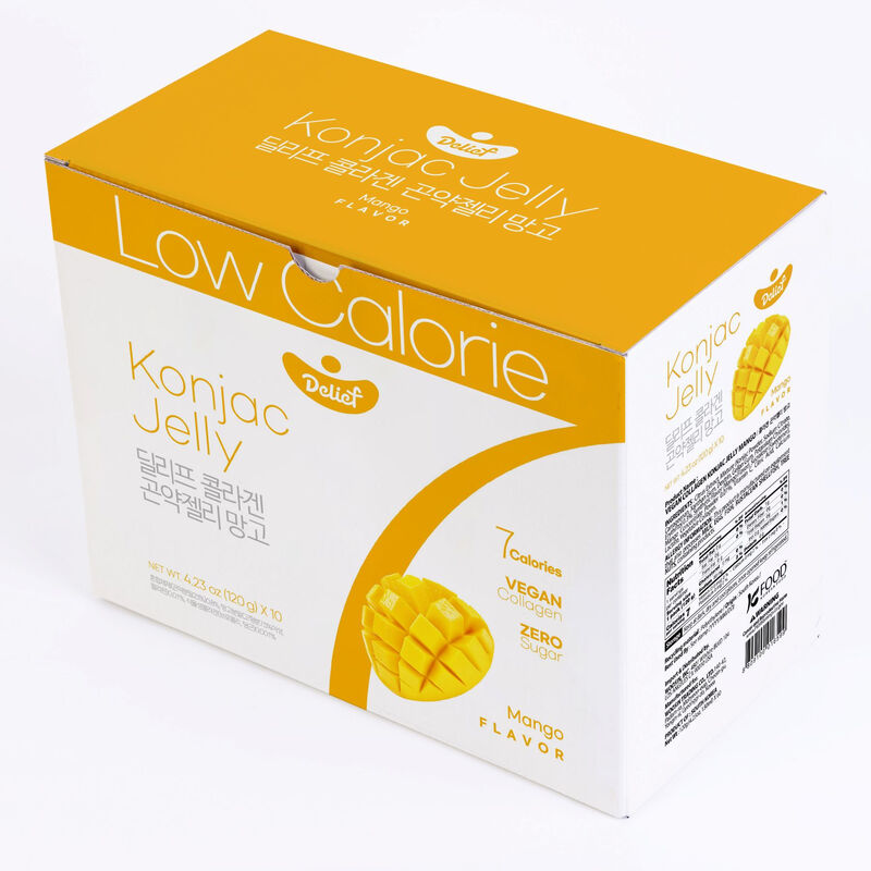 Delief Vegan Collageen Konjac Jelly Mango 10 × 120 g