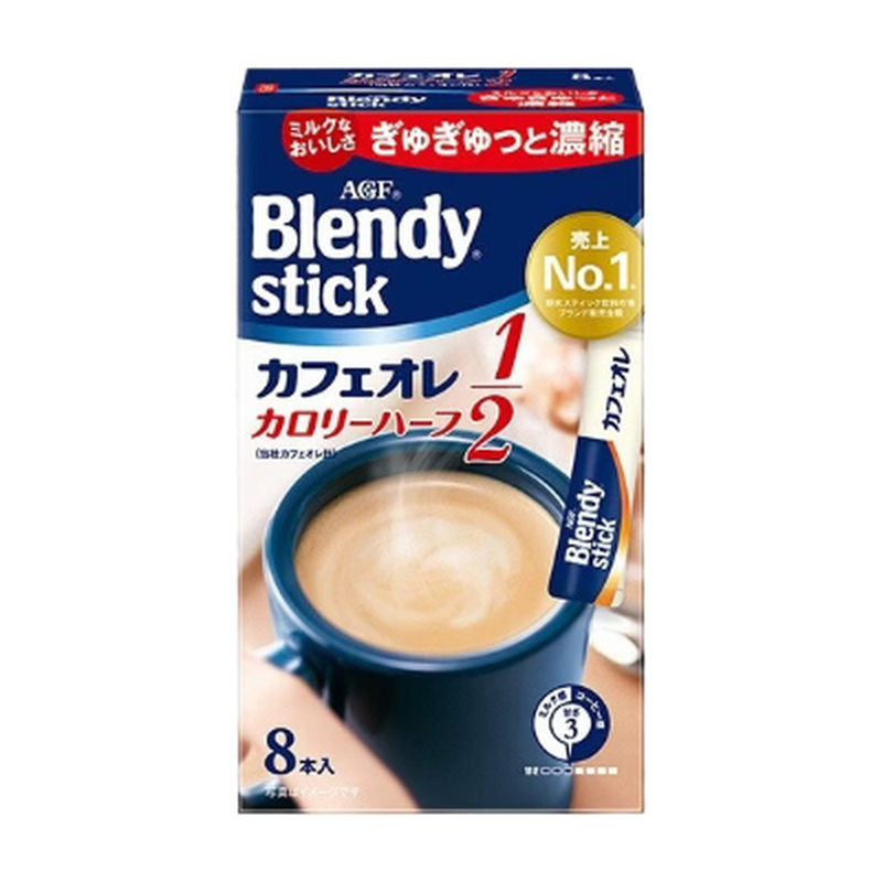 AGF Blendy Stick Café au Lait Kalorienreduziert 8 Stück