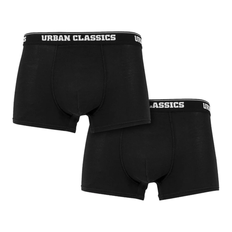 Urban Classics Modal-boxerbroekjes 2-pack ondergoed/broeken - zwart - maat XXL