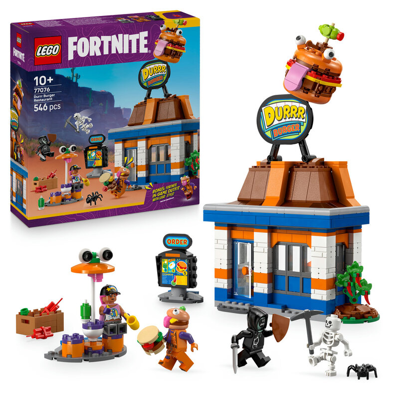 LEGO Fortnite 77076 Le Restaurant Durrr Burger Jeu de Construction pour Garçon - vue 9