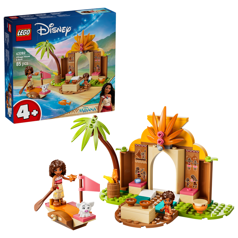 LEGO Disney Prinzessin 43282 Dorfhaus & Boot